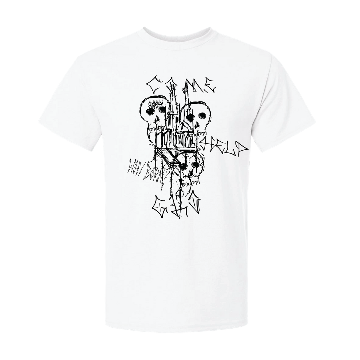 Pre-Order: Ghutta T Shirt (Black/White)